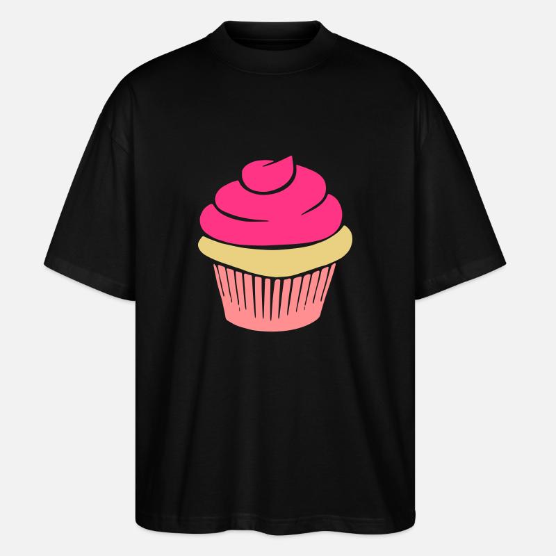 cupcake - Stanley/Stella Oversized Unisex Bio T-Shirt Blaster 2.0 - Schwarz