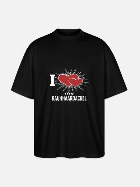 RAUHHAARDACKEL - Stanley/Stella Oversized Unisex Bio T-Shirt Blaster 2.0 - Schwarz