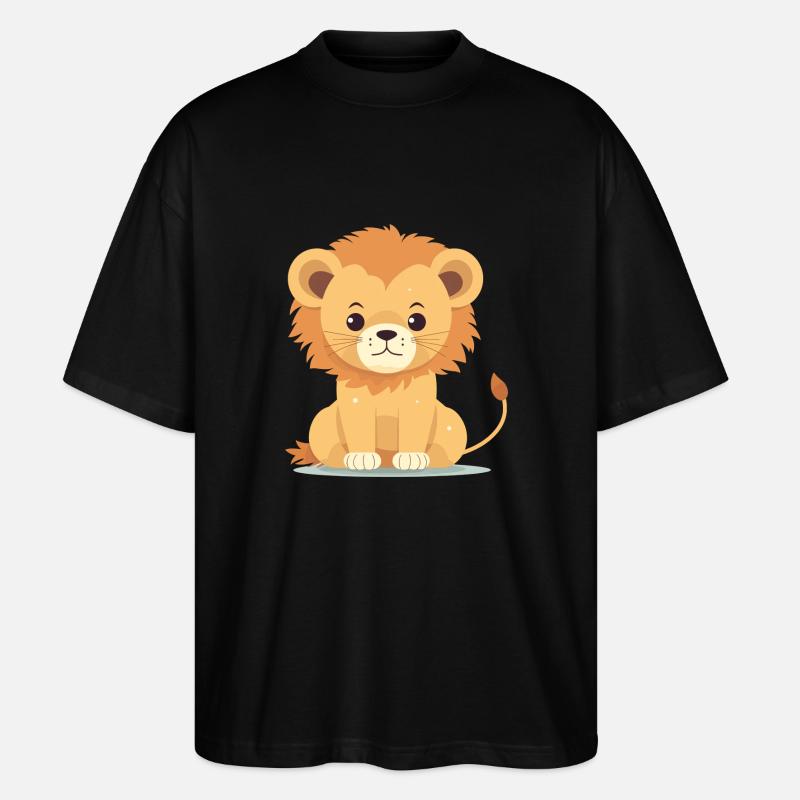 Babylöwe - Stanley/Stella Oversized Unisex Bio T-Shirt Blaster 2.0 - Schwarz