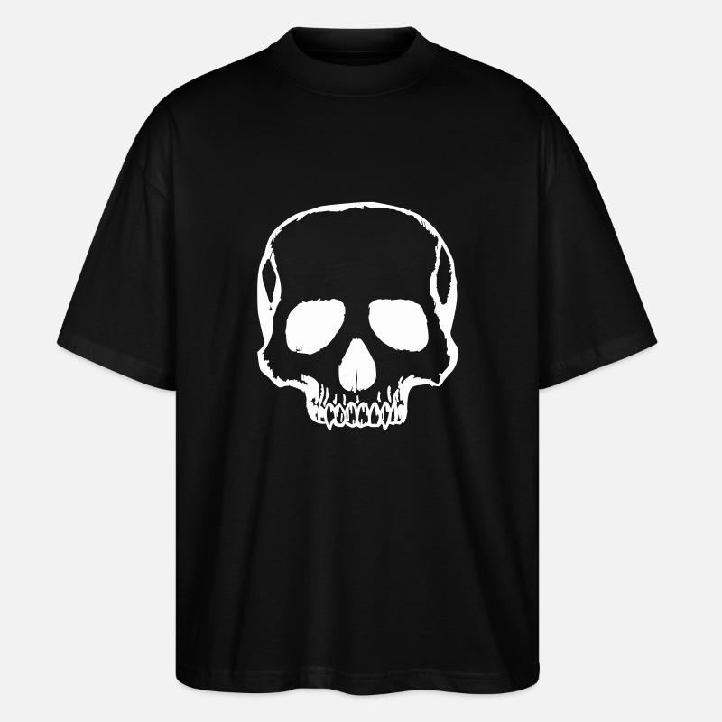 totenkopf - Stanley/Stella Oversized Unisex Bio T-Shirt Blaster 2.0 - Schwarz