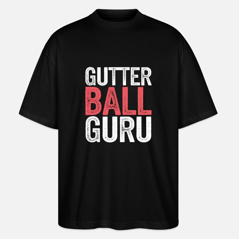 Gutter Ball Guru 9 - Stanley/Stella Oversized Unisex Bio T-Shirt Blaster 2.0 - Schwarz