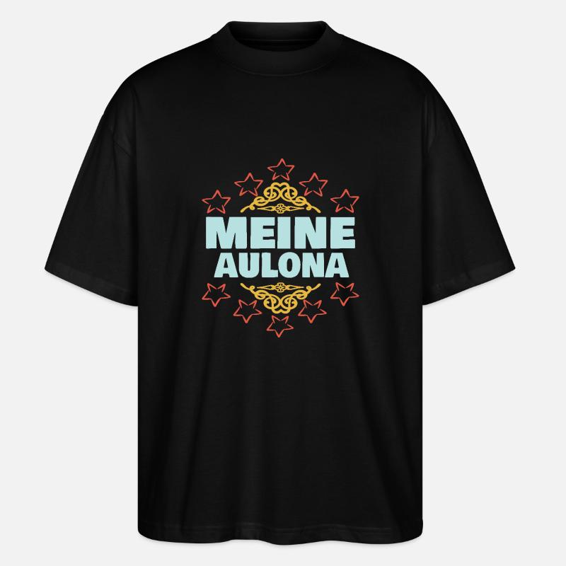 Mädchen Aulona - Stanley/Stella Oversized Unisex Bio T-Shirt Blaster 2.0 - Schwarz