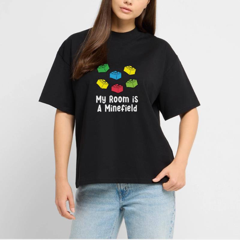 Brick Builder Brick Building Master Builder Stanley/Stella Oversized Unisex Organic T-shirt Blaster 2.0