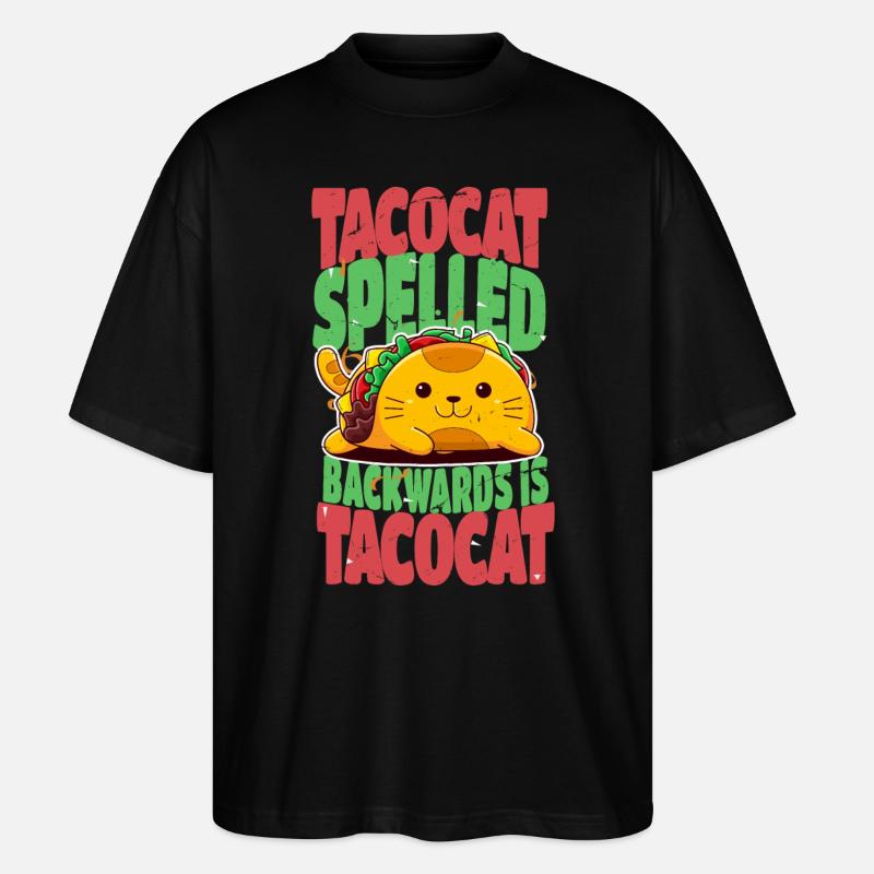 Taco - Stanley/Stella Oversized Unisex Bio T-Shirt Blaster 2.0 - Schwarz