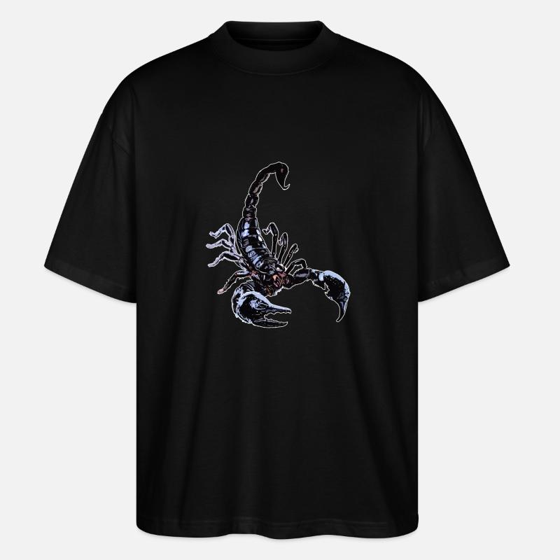 Skorpion - Stanley/Stella Oversized Unisex Bio T-Shirt Blaster 2.0 - Schwarz