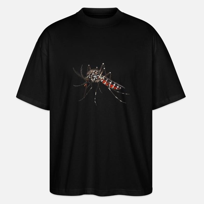 Tiger mosquito - Stanley/Stella Oversized Unisex Organic T-shirt Blaster 2.0 - black