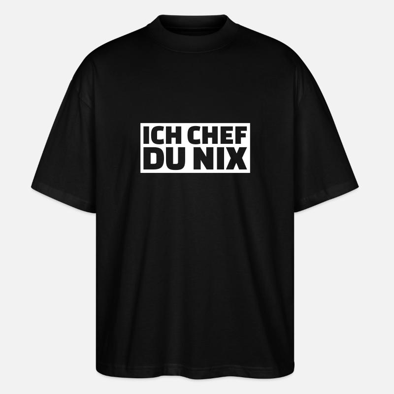 Chef - Stanley/Stella Oversized Unisex Bio T-Shirt Blaster 2.0 - Schwarz