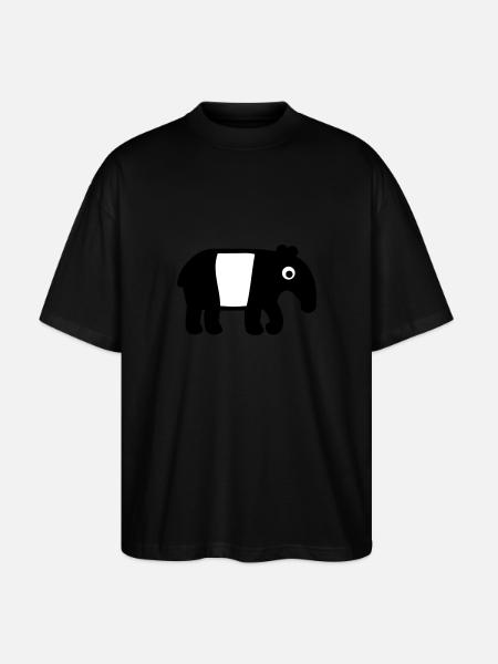 Tapir - T-shirt bio Blaster 2.0 coupe oversize Stanley/Stella Unisexe - noir