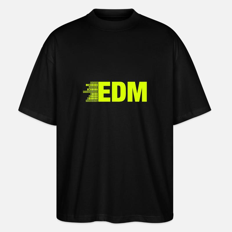 ELECTRO,DUBSTEP,EDM,MUSIC,DANCE,ELECTRONIC,MINIMAL - Stanley/Stella Oversized Unisex Bio T-Shirt Blaster 2.0 - Schwarz