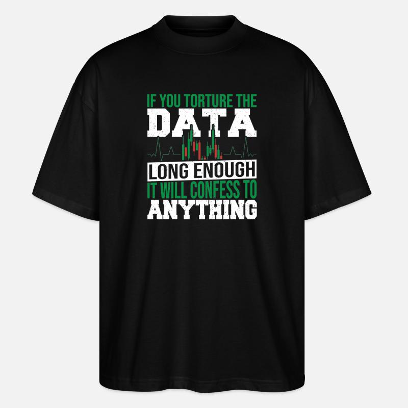 Datenanalyse Datenintegration Datenwissenschaft - Stanley/Stella Oversized Unisex Bio T-Shirt Blaster 2.0 - Schwarz