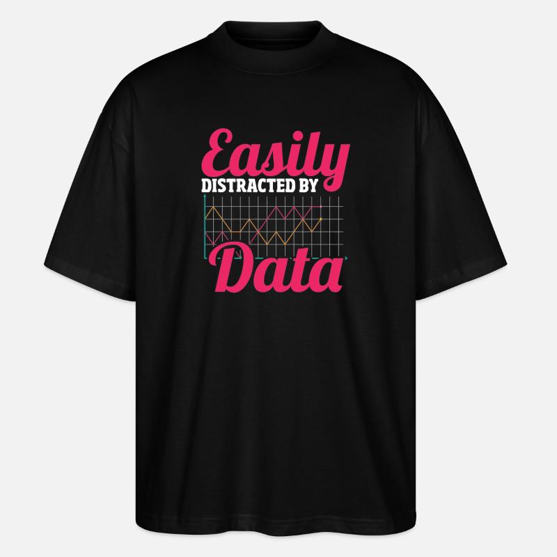 Analyst Datenerfassung Dateningenieur Daten - Stanley/Stella Oversized Unisex Bio T-Shirt Blaster 2.0 - Schwarz