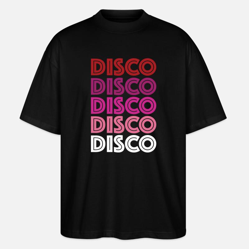 Disco Disco Disco - Stanley/Stella Oversized Unisex Bio T-Shirt Blaster 2.0 - Schwarz
