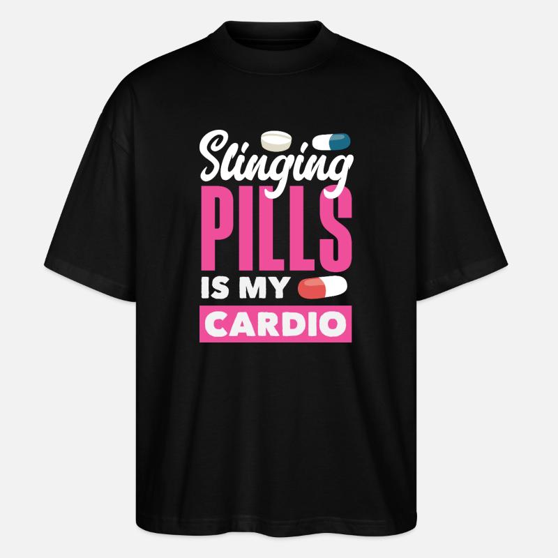 Apotheker Pharmazeutisch-technischer - Stanley/Stella Oversized Unisex Bio T-Shirt Blaster 2.0 - Schwarz