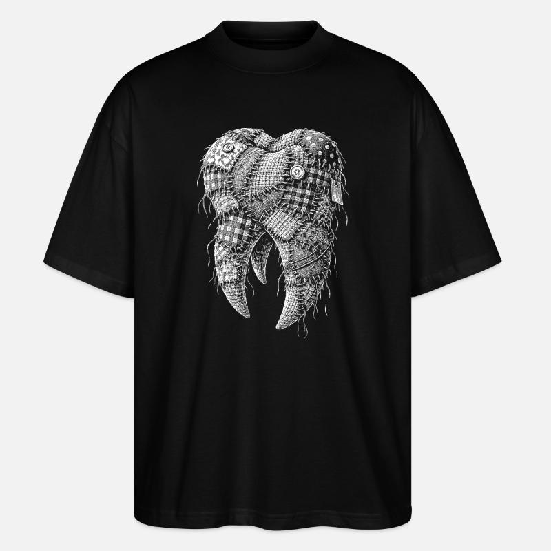 Zahn - Stanley/Stella Oversized Unisex Bio T-Shirt Blaster 2.0 - Schwarz