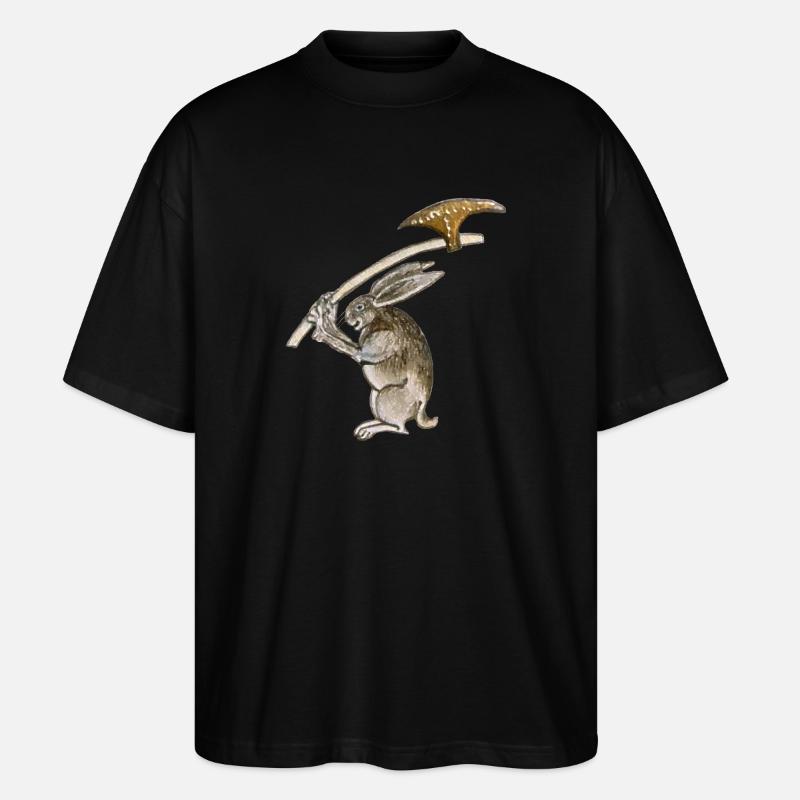 Killer Rabbit - Stanley/Stella Oversized Unisex Bio T-Shirt Blaster 2.0 - Schwarz
