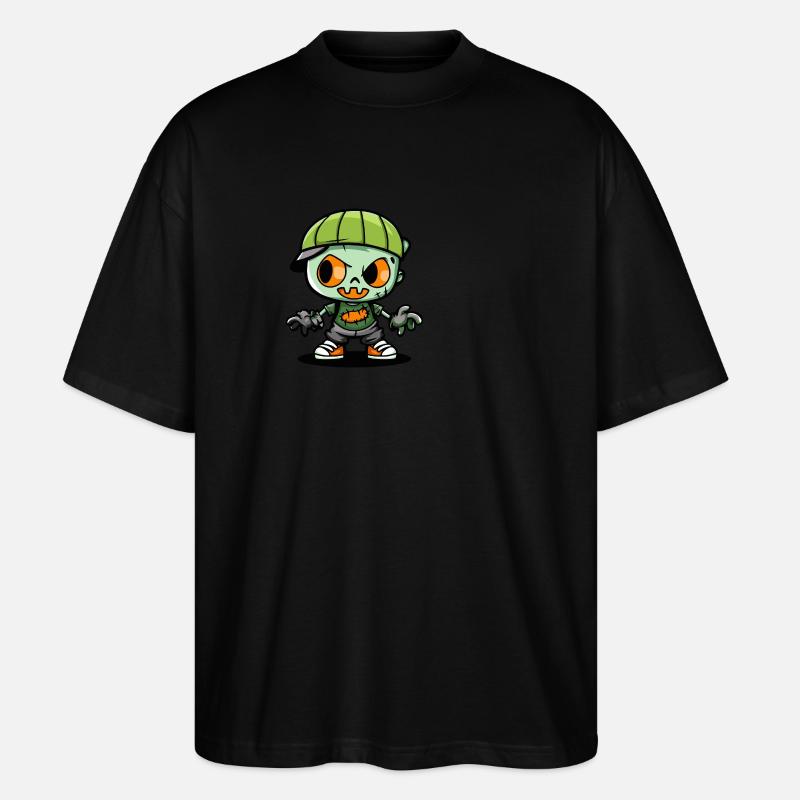 Zombie Halloween Bébé mignon - T-shirt bio Blaster 2.0 coupe oversize Stanley/Stella Unisexe - noir