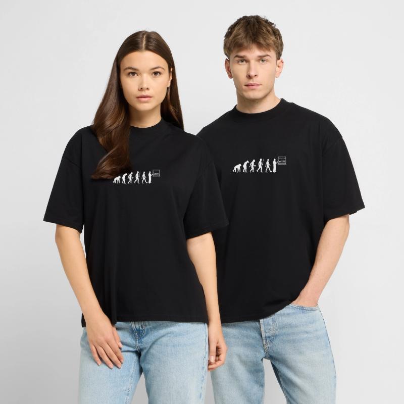 Les enseignants Evolution professeur Professeur Professeur T-shirt bio Blaster 2.0 coupe oversize Stanley/Stella Unisexe
