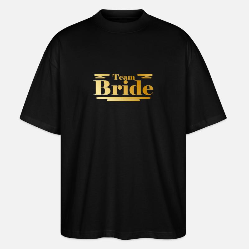 Équipe Bride Or - T-shirt bio Blaster 2.0 coupe oversize Stanley/Stella Unisexe - noir