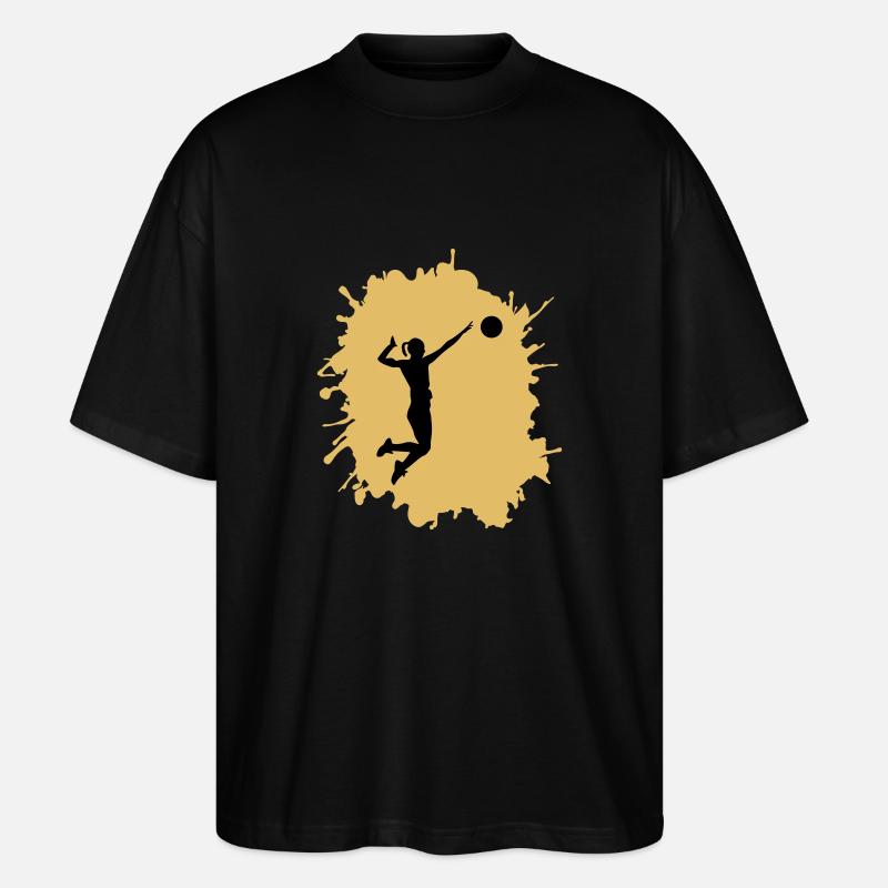 Women's Handball Blobs - Stanley/Stella Oversized Unisex Organic T-shirt Blaster 2.0 - black