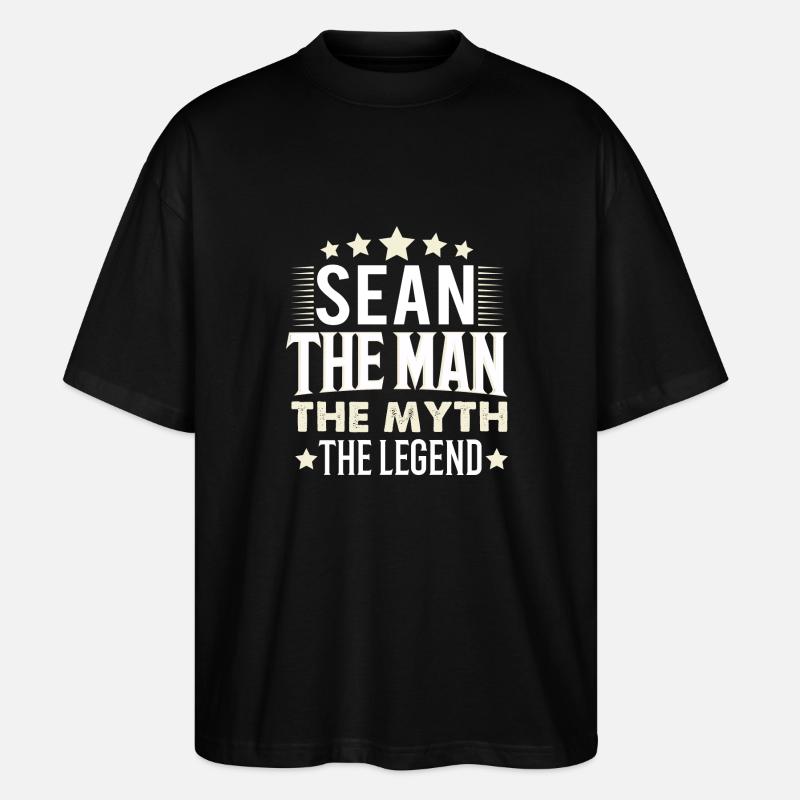 Sean - T-shirt bio Blaster 2.0 coupe oversize Stanley/Stella Unisexe - noir
