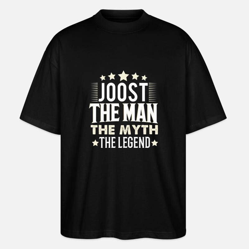 Joost - T-shirt bio Blaster 2.0 coupe oversize Stanley/Stella Unisexe - noir