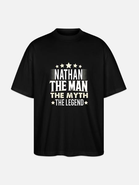 Nathan - Stanley/Stella Oversized Unisex Organic T-shirt Blaster 2.0 - black