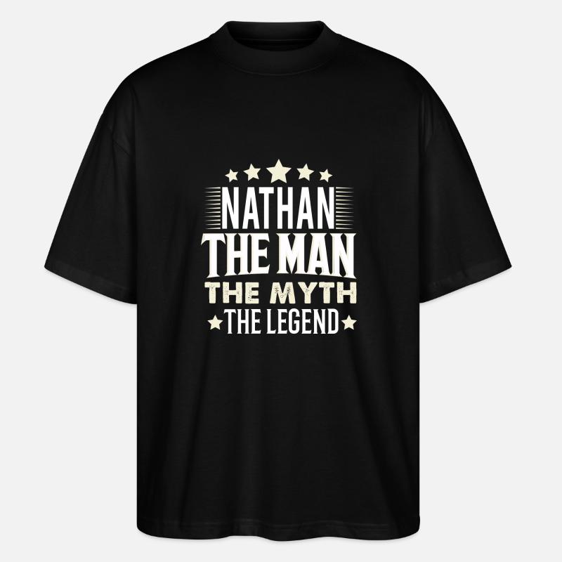 Nathan - T-shirt bio Blaster 2.0 coupe oversize Stanley/Stella Unisexe - noir