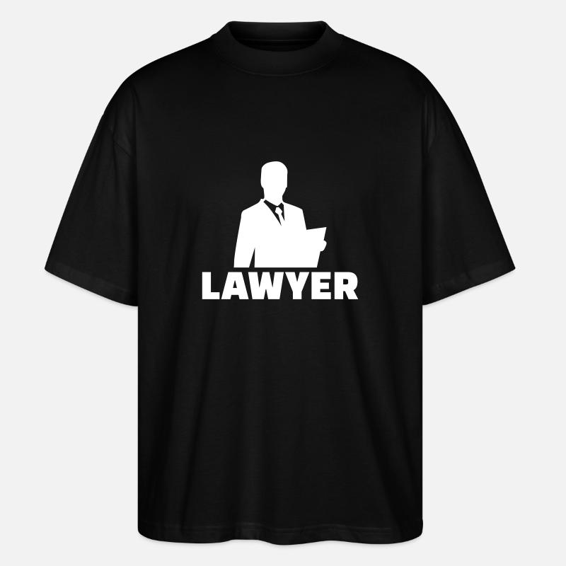 Anwalt - Stanley/Stella Oversized Unisex Bio T-Shirt Blaster 2.0 - Schwarz