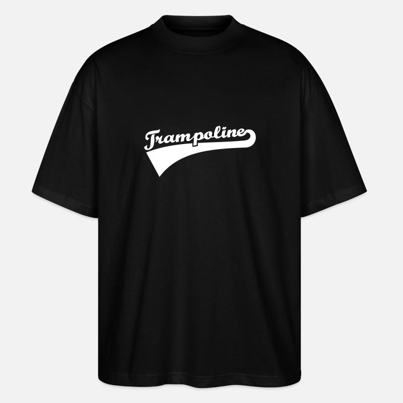 Trampolin - Stanley/Stella Oversized Unisex Bio T-Shirt Blaster 2.0 - Schwarz