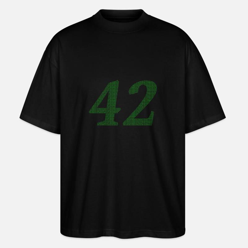 42 - Stanley/Stella Oversized Unisex Bio T-Shirt Blaster 2.0 - Schwarz