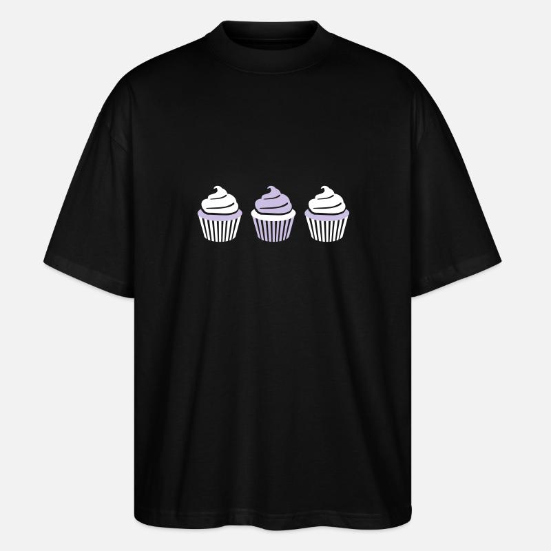 Cupcake - Stanley/Stella Oversized Unisex Bio T-Shirt Blaster 2.0 - Schwarz
