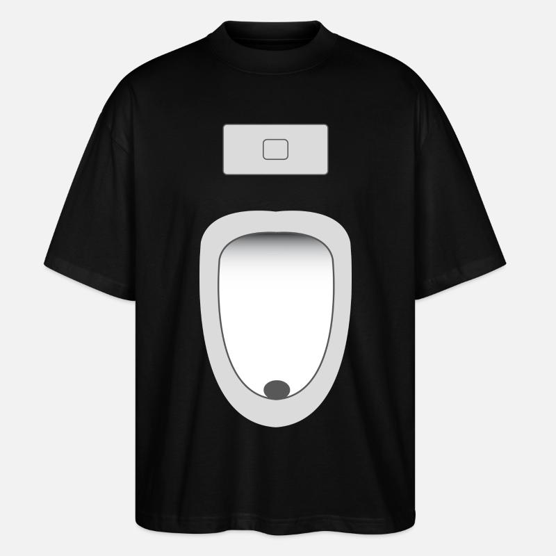 urinoir - T-shirt bio Blaster 2.0 coupe oversize Stanley/Stella Unisexe - noir