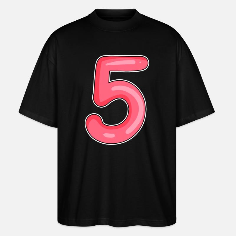 5 - Stanley/Stella Oversized Unisex Bio T-Shirt Blaster 2.0 - Schwarz