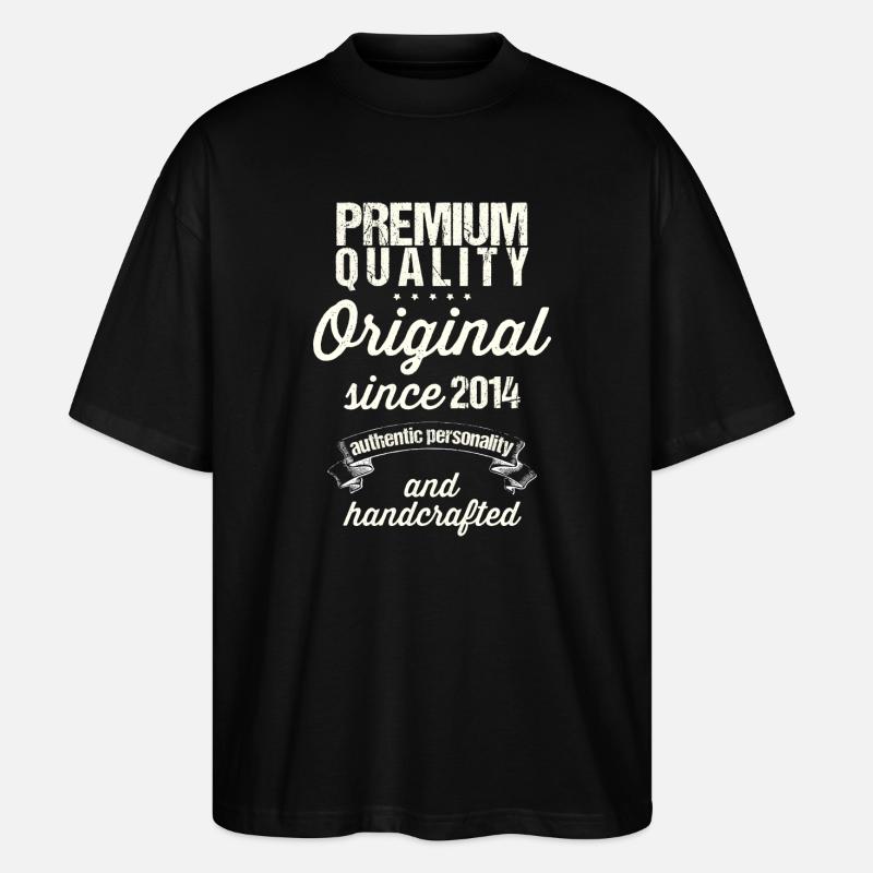 Année 2014 - T-shirt bio Blaster 2.0 coupe oversize Stanley/Stella Unisexe - noir