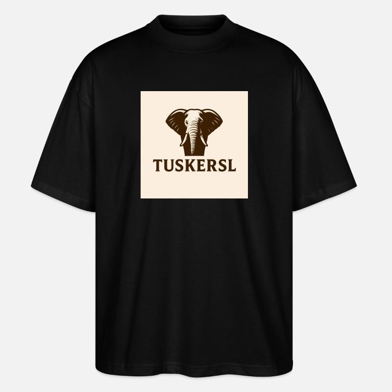 Stoßzähne - Stanley/Stella Oversized Unisex Bio T-Shirt Blaster 2.0 - Schwarz