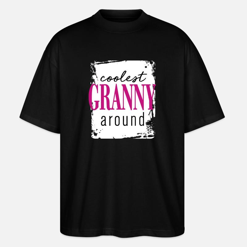 Coolest Granny - Stanley/Stella Oversized Unisex Bio T-Shirt Blaster 2.0 - Schwarz