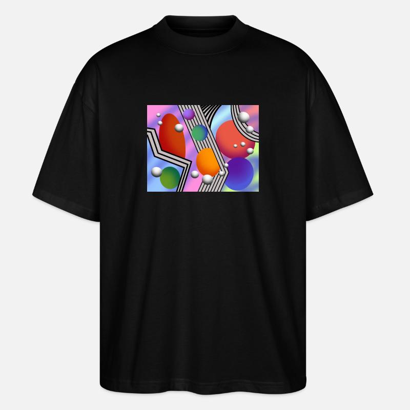 SpaceBalls - Stanley/Stella Oversized Unisex Bio T-Shirt Blaster 2.0 - Schwarz