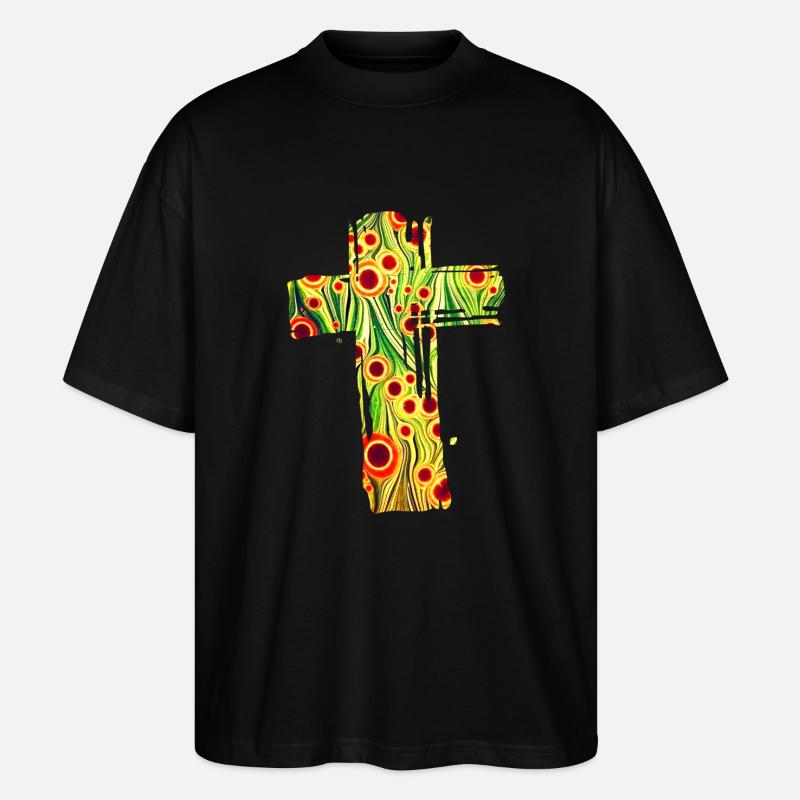 croix 11 e 110 - T-shirt bio Blaster 2.0 coupe oversize Stanley/Stella Unisexe - noir
