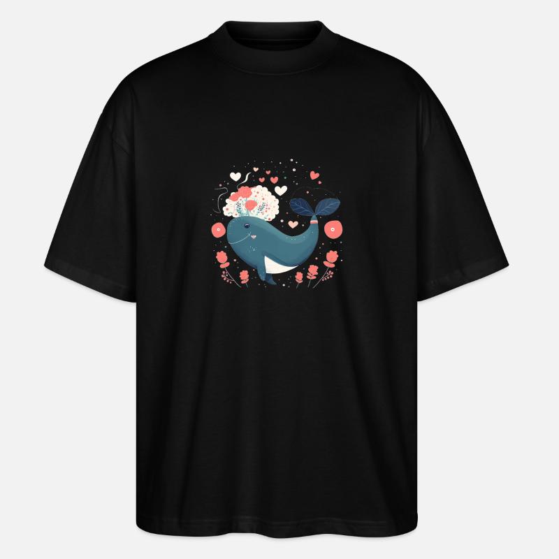 Wal7 - Stanley/Stella Oversized Unisex Bio T-Shirt Blaster 2.0 - Schwarz
