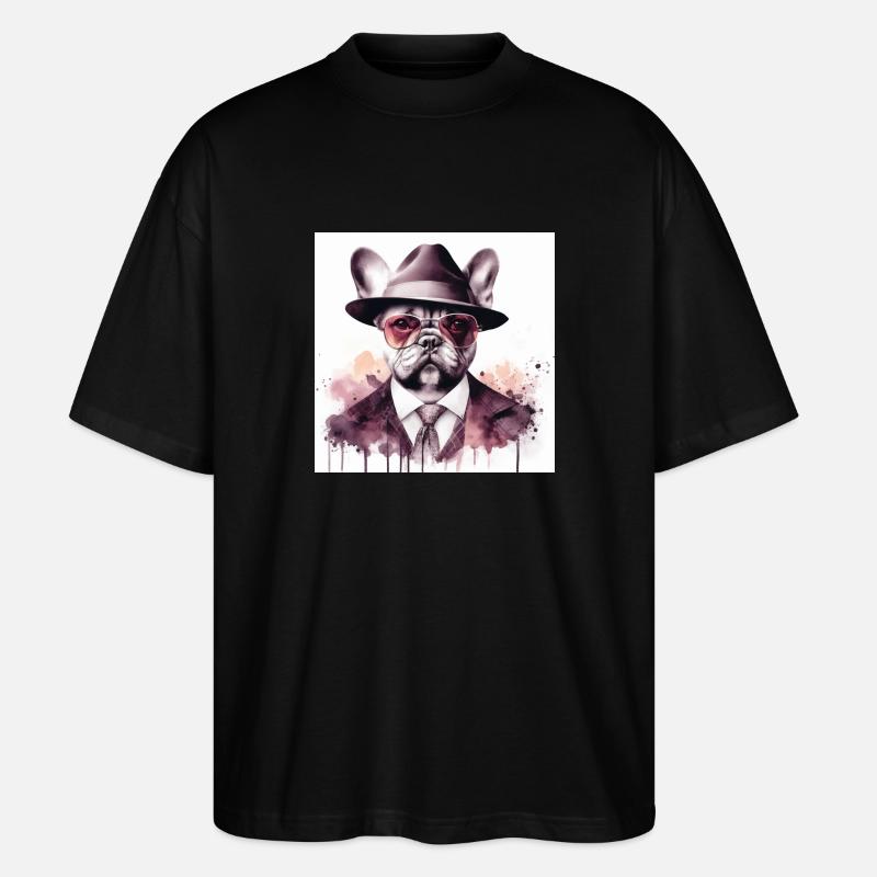 Bully le Parrain - T-shirt bio Blaster 2.0 coupe oversize Stanley/Stella Unisexe - noir