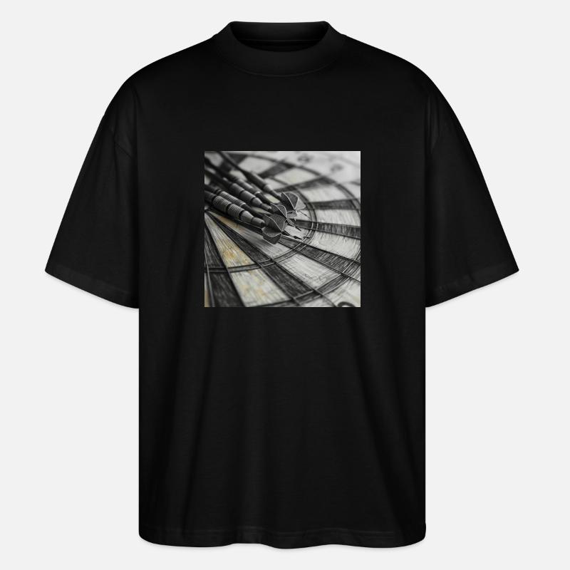 Dartboard - Stanley/Stella Oversized Unisex Bio T-Shirt Blaster 2.0 - Schwarz