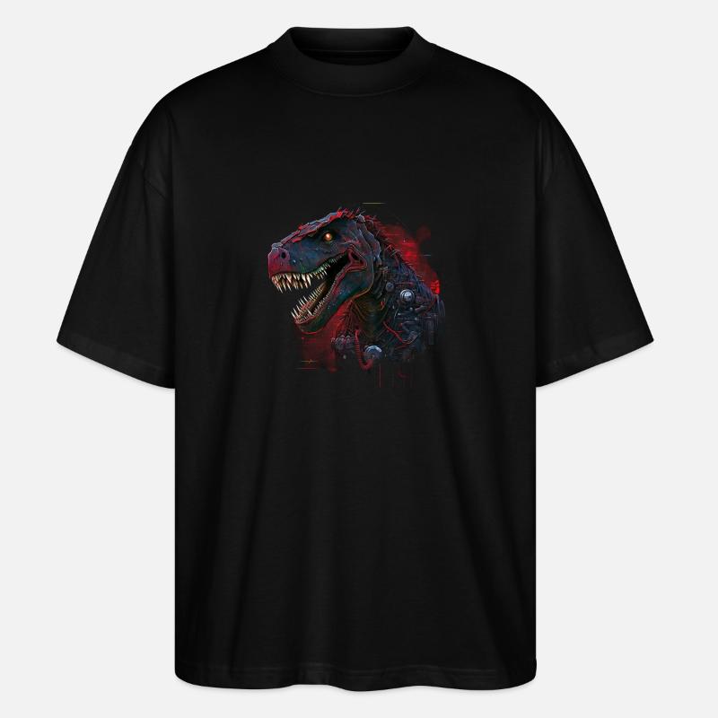 T rexbot - Stanley/Stella Oversized Unisex Bio T-Shirt Blaster 2.0 - Schwarz