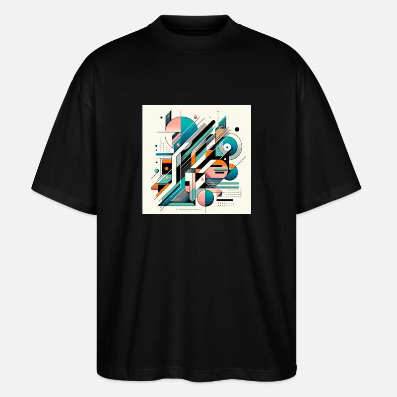 Modern Matrix - Stanley/Stella Oversized Unisex Bio T-Shirt Blaster 2.0 - Schwarz