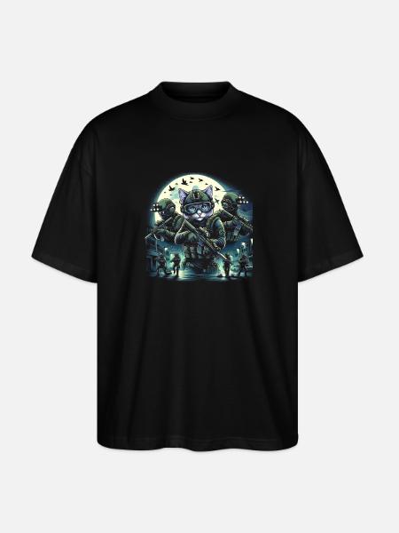Special Purr-ations - Stanley/Stella Oversized Unisex Organic T-shirt Blaster 2.0 - black