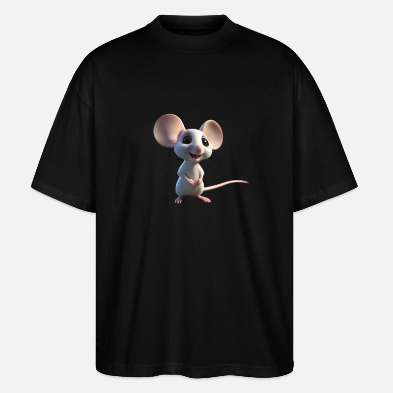 Mouse 2 - Stanley/Stella Oversized Unisex Bio T-Shirt Blaster 2.0 - Schwarz
