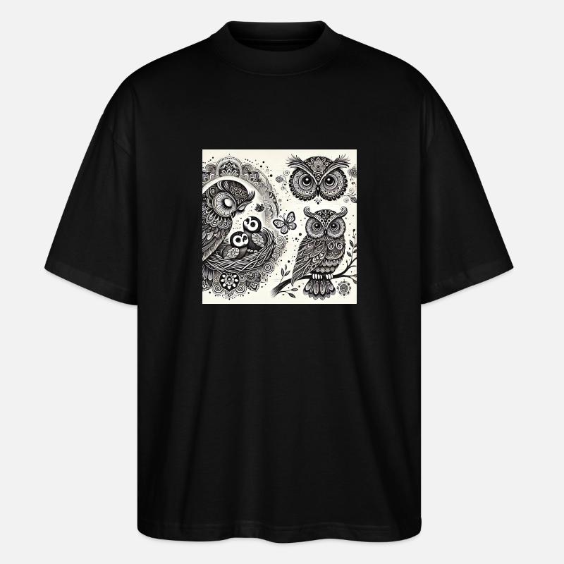 EULE III - Stanley/Stella Oversized Unisex Bio T-Shirt Blaster 2.0 - Schwarz