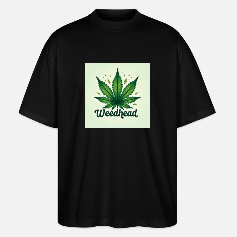 Weedhead - Stanley/Stella Oversized Unisex Bio T-Shirt Blaster 2.0 - Schwarz