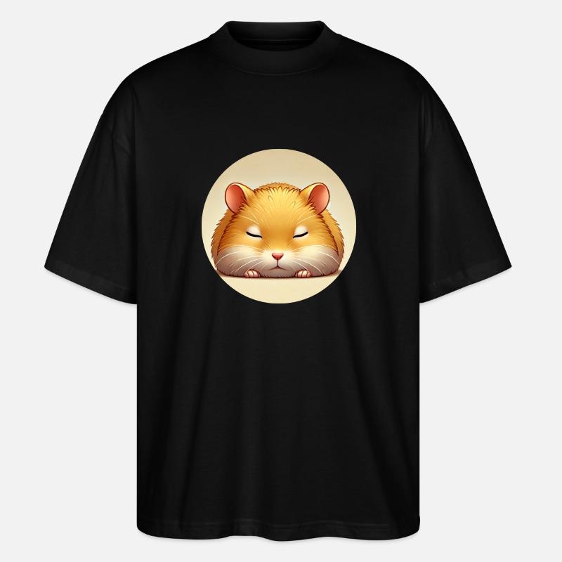 Hamster - Stanley/Stella Oversized Unisex Bio T-Shirt Blaster 2.0 - Schwarz