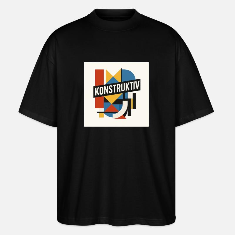 constructive - Stanley/Stella Oversized Unisex Organic T-shirt Blaster 2.0 - black