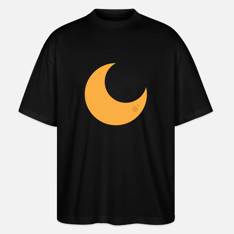 Mond - Stanley/Stella Oversized Unisex Bio T-Shirt Blaster 2.0 - Schwarz